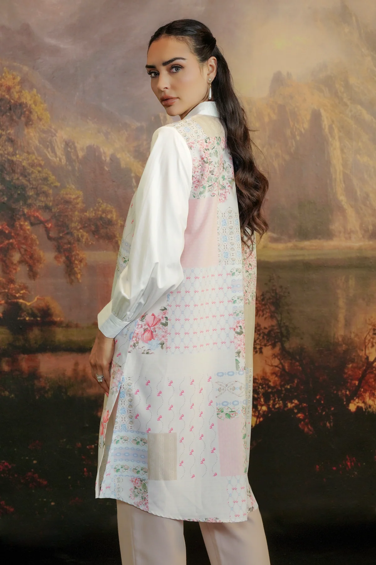 Enchantia Tunic Shirt - Pearl - Image 4