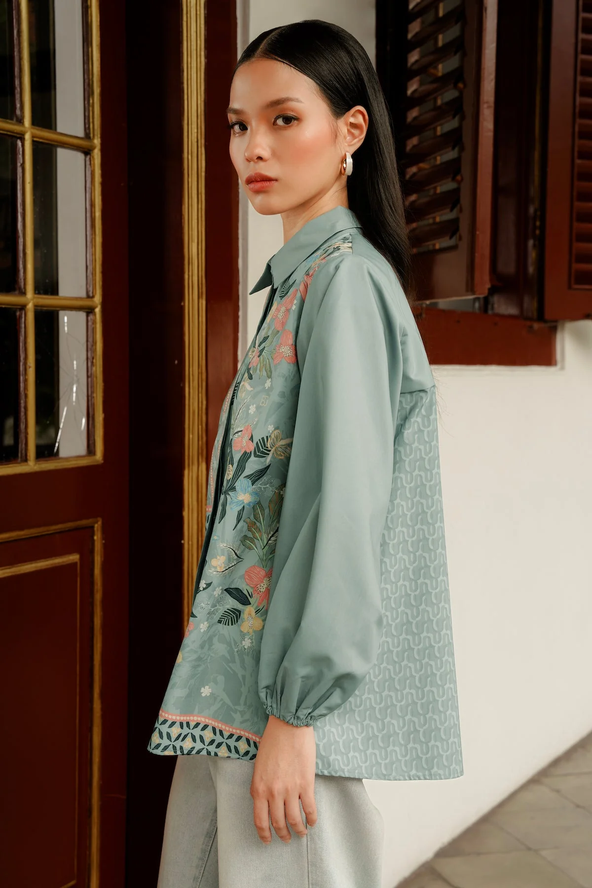 Reverie Basic Shirt - Sage - Image 3